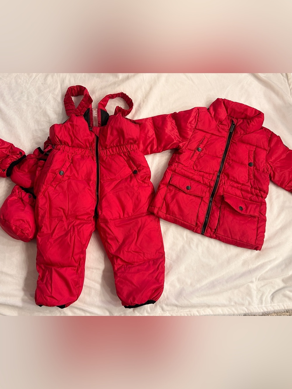 ADD 2 pc snow puffer suit